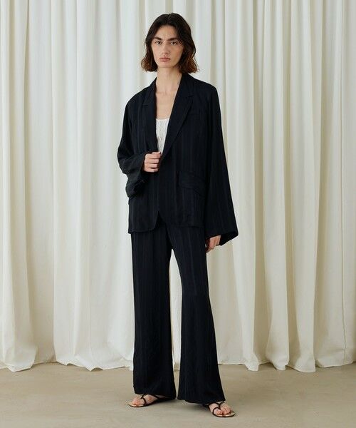 TOMORROWLAND / トゥモローランド テーラードジャケット | マルチストライプジャカード リラックスジャケット | 詳細1