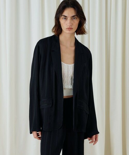 TOMORROWLAND / トゥモローランド テーラードジャケット | マルチストライプジャカード リラックスジャケット | 詳細2