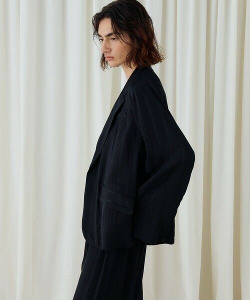 TOMORROWLAND / トゥモローランド テーラードジャケット | マルチストライプジャカード リラックスジャケット | 詳細3