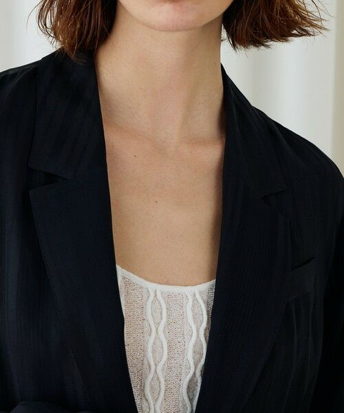 TOMORROWLAND / トゥモローランド テーラードジャケット | マルチストライプジャカード リラックスジャケット | 詳細6