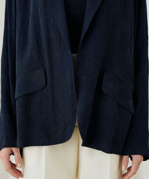 TOMORROWLAND / トゥモローランド テーラードジャケット | オーナメントジャカード リラックスジャケット | 詳細9