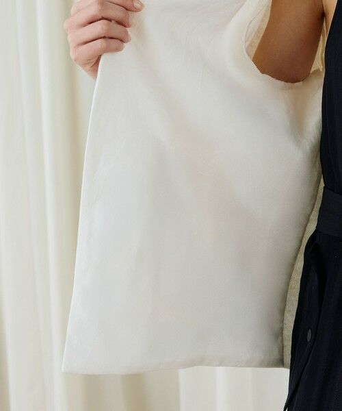 TOMORROWLAND / トゥモローランド ノーカラージャケット | ファブリックコンビ Vカラージャケット | 詳細5