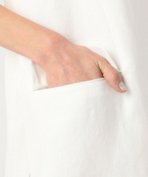 TOMORROWLAND / トゥモローランド ベスト | ファブリックコンビ ロングジレ | 詳細10