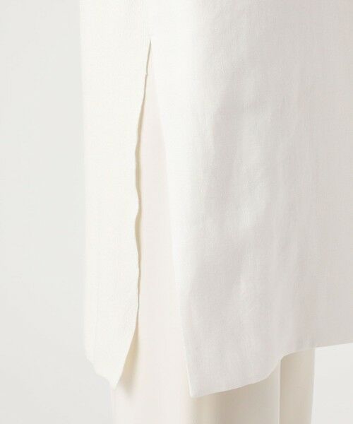 TOMORROWLAND / トゥモローランド ベスト | ファブリックコンビ ロングジレ | 詳細9