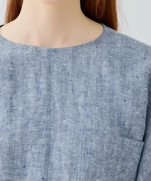 TOMORROWLAND / トゥモローランド シャツ・ブラウス（半袖以外） | ブラッシュドリネン プルオーバーシャツ | 詳細5