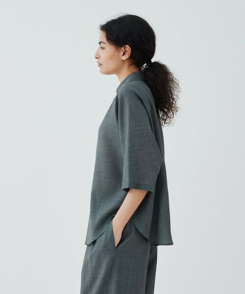 TOMORROWLAND / トゥモローランド シャツ・ブラウス | エアリークレープ ワイドシャツ | 詳細3