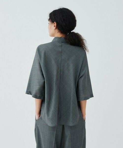 TOMORROWLAND / トゥモローランド シャツ・ブラウス | エアリークレープ ワイドシャツ | 詳細4