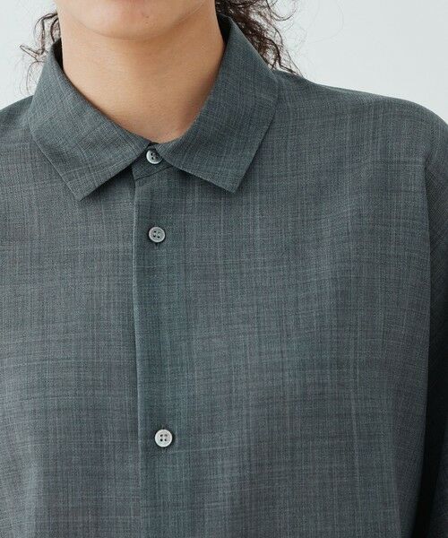 TOMORROWLAND / トゥモローランド シャツ・ブラウス | エアリークレープ ワイドシャツ | 詳細5