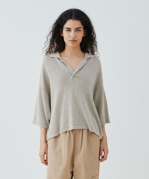TOMORROWLAND / トゥモローランド ニット・セーター | リネンリリヤーン スキッパープルオーバー | 詳細2