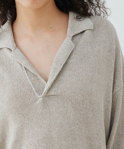 TOMORROWLAND / トゥモローランド ニット・セーター | リネンリリヤーン スキッパープルオーバー | 詳細5