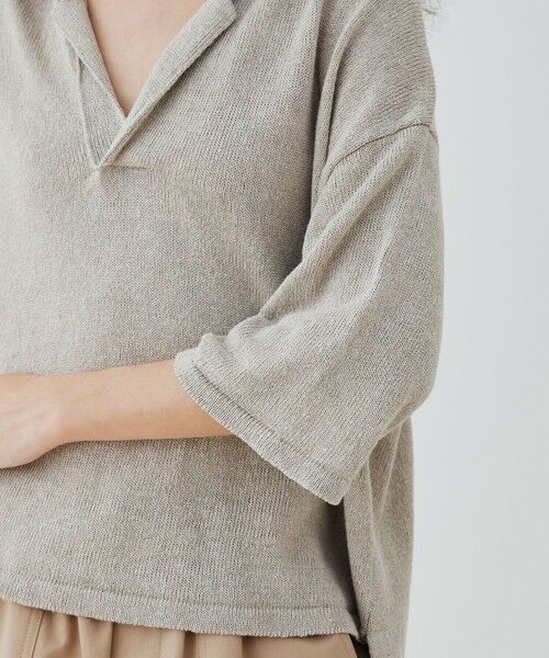 TOMORROWLAND / トゥモローランド ニット・セーター | リネンリリヤーン スキッパープルオーバー | 詳細6