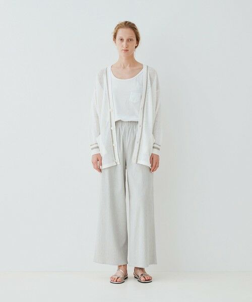 TOMORROWLAND / トゥモローランド カーディガン・ボレロ | リネンコードパイエット Vネックカーディガン | 詳細1
