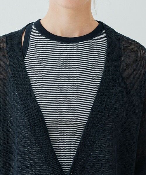 TOMORROWLAND / トゥモローランド カーディガン・ボレロ | リネンコード Ｖネックカーディガン | 詳細5