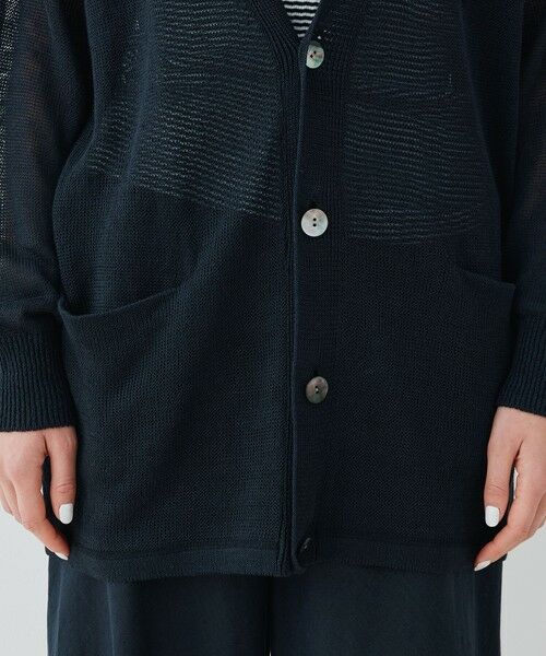 TOMORROWLAND / トゥモローランド カーディガン・ボレロ | リネンコード Ｖネックカーディガン | 詳細8