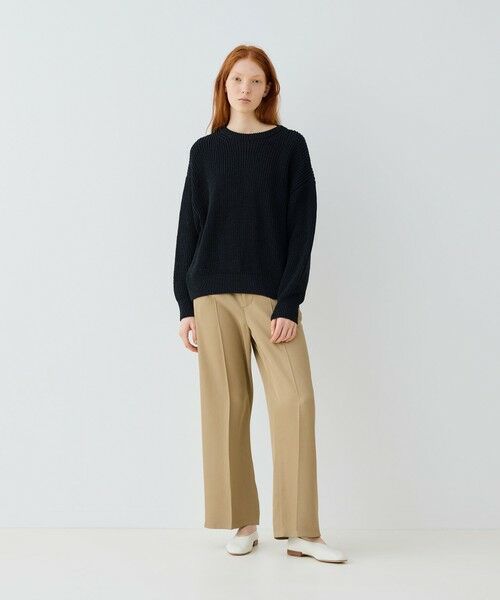 TOMORROWLAND / トゥモローランド ニット・セーター | ペーパーヤーン クルーネックプルオーバー | 詳細1