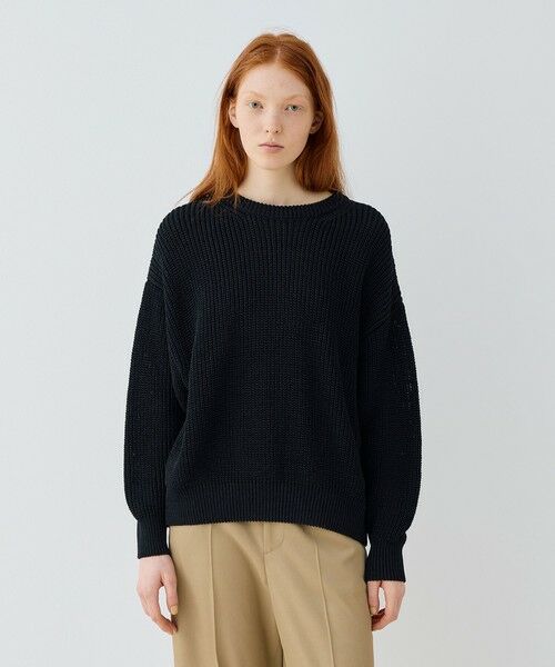 TOMORROWLAND / トゥモローランド ニット・セーター | ペーパーヤーン クルーネックプルオーバー | 詳細2