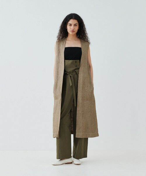 TOMORROWLAND / トゥモローランド キャミソール・チューブトップ | スビンコットン ベアトップ | 詳細10