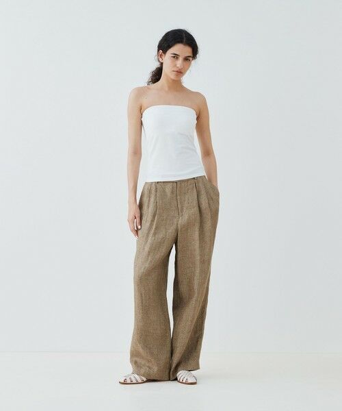 TOMORROWLAND / トゥモローランド キャミソール・チューブトップ | スビンコットン ベアトップ | 詳細2