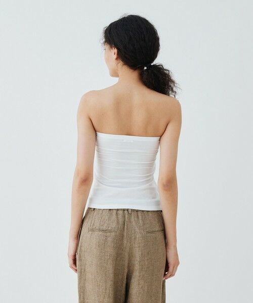 TOMORROWLAND / トゥモローランド キャミソール・チューブトップ | スビンコットン ベアトップ | 詳細5