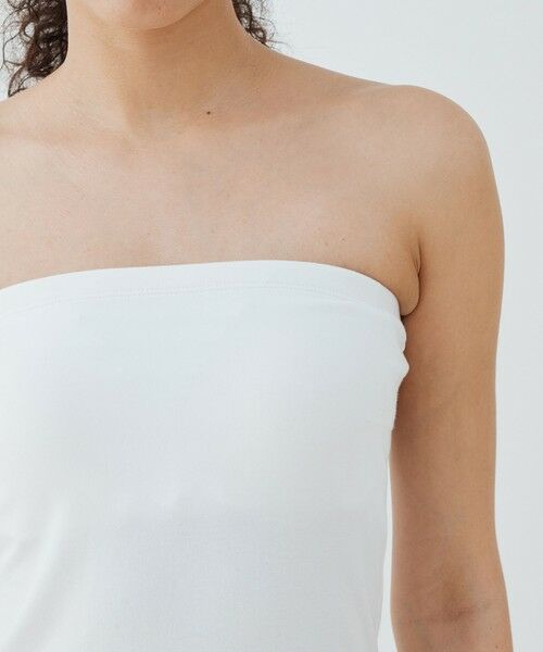 TOMORROWLAND / トゥモローランド キャミソール・チューブトップ | スビンコットン ベアトップ | 詳細6