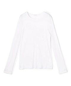 〈GALERIE VIE〉定番の、コットン糸をフライス編みにした繊細なガーゼジャージーシリーズ。<br>強撚にすることでさらりとしたタッチを出し、さらに生地でバイオ加工を施すことで柔らかさと適度な膨らみのある風合いに仕上げました。<br>プルオーバーはほど良く身体にフィットしながらも窮屈さを感じさせない絶妙なシルエットの一枚。<br>やや横に広いネックラインや長めの袖丈もデザインポイントで、さらりと着用するだけでさまになります。<br>薄さと優しい肌触りで長いシーズンお召いただける上質なアイテム。<br><br>※商品の色味は、商品単体または素材アップ画像をご確認ください<br><br>2025SS商品<br><br><b>店舗にお問い合わせの際は、下記の商品番号をお申し付けください。<br>商品番号:23-03-51-03107</b><br><br>※※お取扱い上の注意※※<br>素材の特性上、色移りしやすい性質があります。<br>湿っている際の摩擦は特に色移りしやすい為ご注意下さい。
