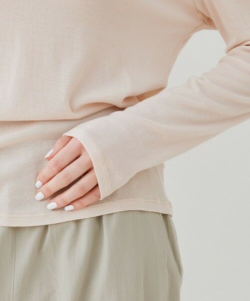 TOMORROWLAND / トゥモローランド カットソー（半袖以外） | ガーゼジャージー ロングスリーブプルオーバー | 詳細6