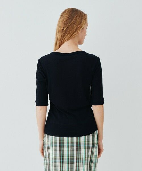 TOMORROWLAND / トゥモローランド Tシャツ | ガーゼジャージー ヘンリーネックプルオーバー | 詳細4