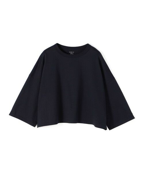 TOMORROWLAND / トゥモローランド Tシャツ | コンパクトジャージー ワイドプルオーバー（69 ネイビー）