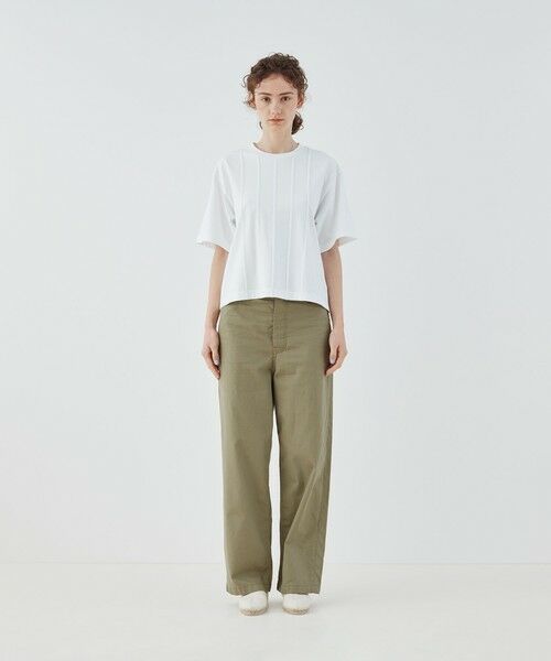 TOMORROWLAND / トゥモローランド Tシャツ | コンパクトジャージー ワイドプルオーバー | 詳細1