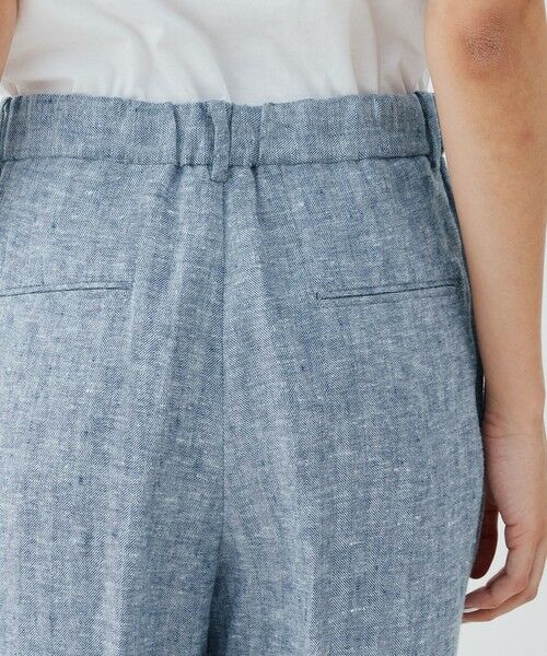 TOMORROWLAND / トゥモローランド その他パンツ | ブラッシュドリネン ツータックパンツ | 詳細6