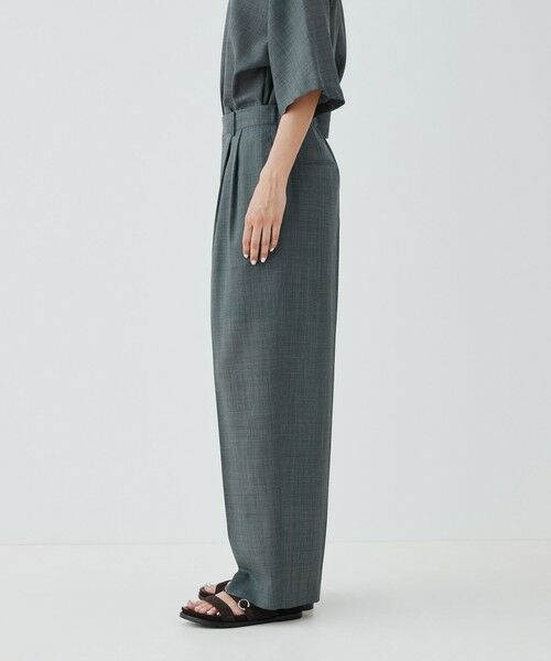 TOMORROWLAND / トゥモローランド スラックス・ドレスパンツ | エアリークレープ ツータックパンツ | 詳細3