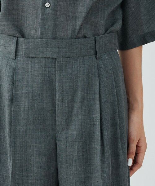 TOMORROWLAND / トゥモローランド スラックス・ドレスパンツ | エアリークレープ ツータックパンツ | 詳細5