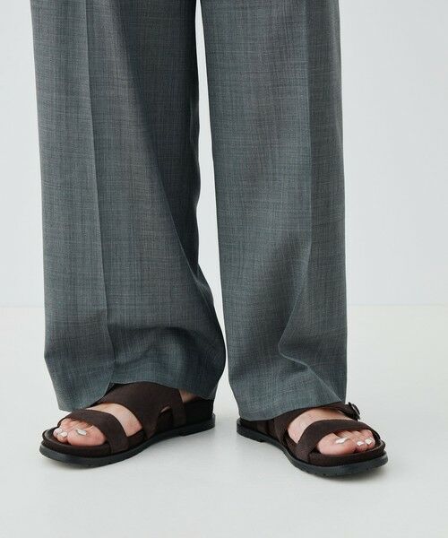 TOMORROWLAND / トゥモローランド スラックス・ドレスパンツ | エアリークレープ ツータックパンツ | 詳細8