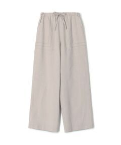 TOMORROWLAND / トゥモローランド その他パンツ | リブコンビフレンチリネン ワイドイージーパンツ