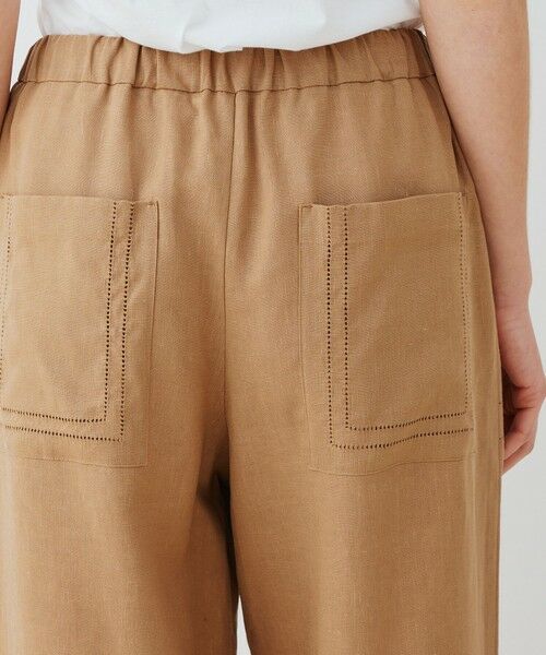 TOMORROWLAND / トゥモローランド その他パンツ | リブコンビフレンチリネン ワイドイージーパンツ | 詳細6