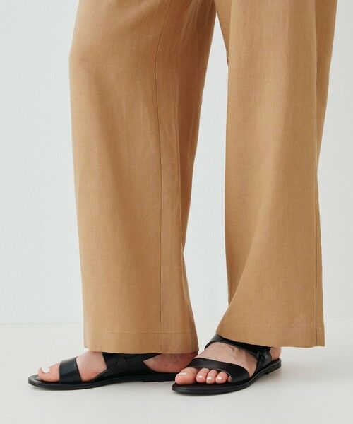 TOMORROWLAND / トゥモローランド その他パンツ | リブコンビフレンチリネン ワイドイージーパンツ | 詳細8