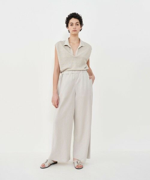 TOMORROWLAND / トゥモローランド その他パンツ | リネンキュプラシルクコンパクト ワイドイージーパンツ | 詳細10