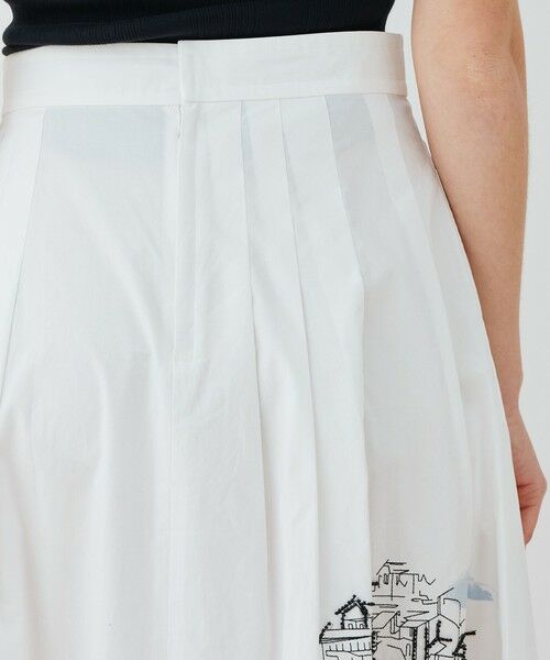 TOMORROWLAND / トゥモローランド ロング・マキシ丈スカート | Landscape Embroidery Skirt | 詳細7
