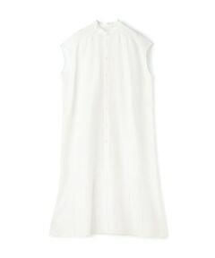 TOMORROWLAND / トゥモローランド ロング・マキシ丈ワンピース | リブコンビフレンチリネン フレンチスリーブワンピース