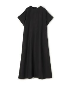 TOMORROWLAND / トゥモローランド ロング・マキシ丈ワンピース | リネンキュプラシルクコンパクト クルーネックワンピース