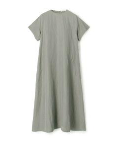 TOMORROWLAND / トゥモローランド ロング・マキシ丈ワンピース | リネンキュプラシルクコンパクト クルーネックワンピース