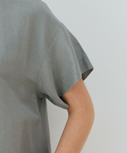 TOMORROWLAND / トゥモローランド ロング・マキシ丈ワンピース | リネンキュプラシルクコンパクト クルーネックワンピース | 詳細5