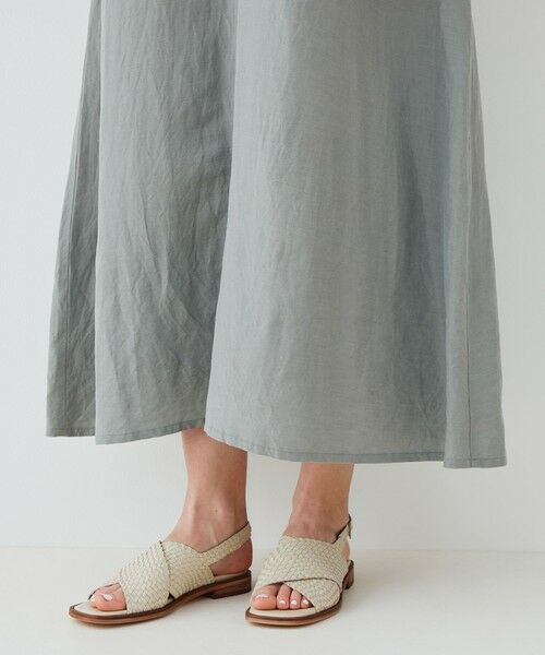 TOMORROWLAND / トゥモローランド ロング・マキシ丈ワンピース | リネンキュプラシルクコンパクト クルーネックワンピース | 詳細7
