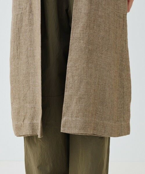 TOMORROWLAND / トゥモローランド ベスト | グリッターリネン ロングジレ | 詳細8