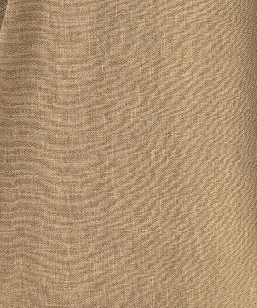 TOMORROWLAND / トゥモローランド ノーカラージャケット | リブコンビフレンチリネン ハーフスリーブジャケット | 詳細10