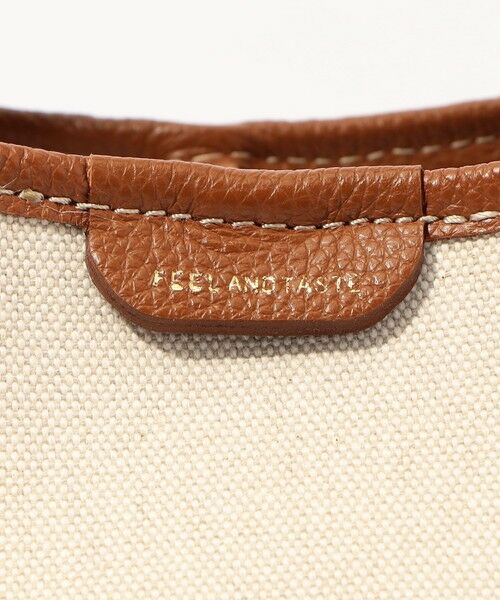 TOMORROWLAND / トゥモローランド ハンドバッグ | FEEL AND TASTE bar-knot canvas tall | 詳細7
