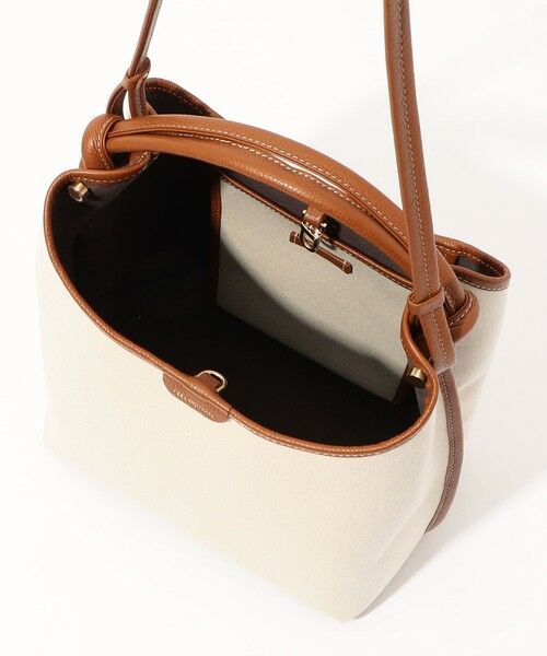 TOMORROWLAND / トゥモローランド ハンドバッグ | FEEL AND TASTE bar-knot canvas tall | 詳細8