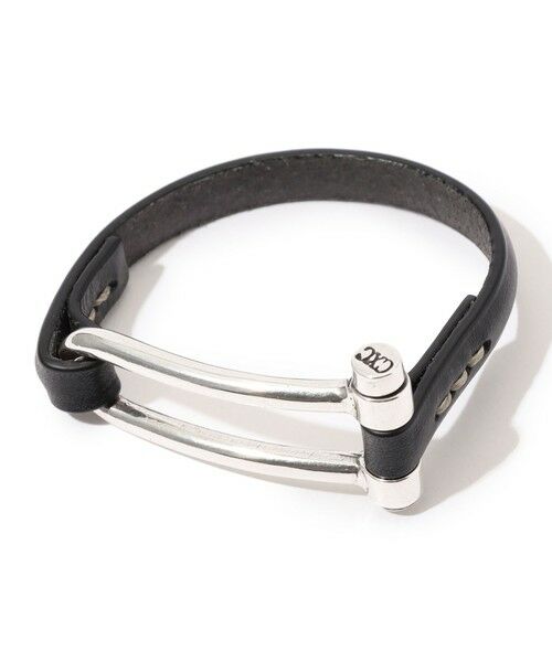 TOMORROWLAND/トゥモローランド CXC BUCKLE X LEATHER ブレスレット 19 ブラック F TOMORROWLAND/トゥモローランド CXC BUCKLE X LEATHER ブレスレット 19 ブラック F