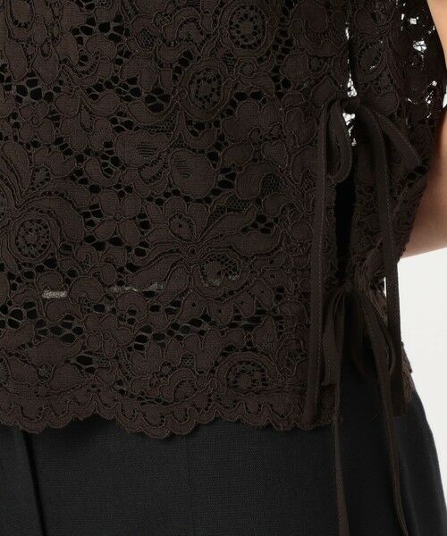 TOMORROWLAND / トゥモローランド シャツ・ブラウス | BAUM UND PFERDGARTEN MIAH ハーフスリーブレースシャツ | 詳細9