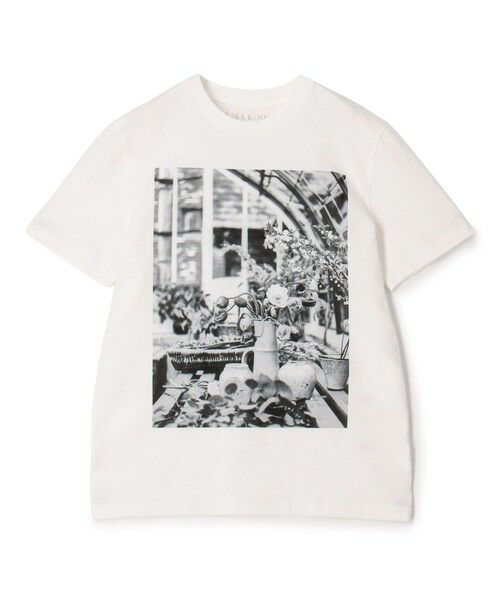 TOMORROWLAND/トゥモローランド 【別注】LISA KING GREEN HOUSE ハーフスリーブプルオーバー 12 ホワイト系 S